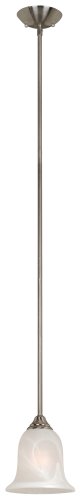 Hardware House 543892 Saturn 6-1/2-Inch by 48-Inch Ceiling Lighting Fixture Pendant Satin Nickel