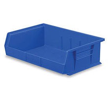 Load image into Gallery viewer, Akro-Mils 30255 Plastic Storage Stacking Hanging Akro Bin, 11-Inch by 16-Inch by 5-Inch, Blue, Case of 6
