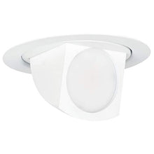 Load image into Gallery viewer, Universal Lighting and Decor 4&quot; White Pivot Dropdown Adjustable 9.5W LED Retrofit Trim
