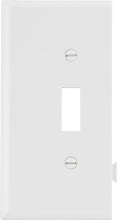 Load image into Gallery viewer, EATON STE1W Arrow Hart Mid Size Wall Plate, 1 Gang, 4-1/2 In L X 2-3/4 In W X 0.08 In T, White
