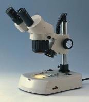 Load image into Gallery viewer, Motic 1100200800261, SFC-11C-N2GG Binocular Stereo Microscope, Base Stand with Pole and Head Holder, 20x-40X Magnification
