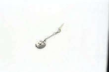 Load image into Gallery viewer, Silver compass Cell Phone Charm,compass Dust Plug-3.5mm, Unique Cell Phone Charm Dust Plug

