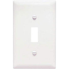 Load image into Gallery viewer, Pass &amp; Seymour SP1WUCC100 1 Gang Toggle Opening Urea Wall Plate, White
