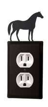 Load image into Gallery viewer, Village Wrought Iron Indoor Accent Horse - Single Outlet Cover
