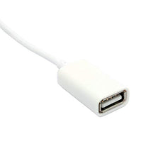 Load image into Gallery viewer, 3.5mm Male AUX Audio to USB 2.0 Female Cable Cord for Car MP3
