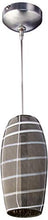 Load image into Gallery viewer, Jesco Lighting KIT-QAP402-GYSN 1-Light Low Voltage Pendant and Canopy Kit, Gray/Satin Nickel
