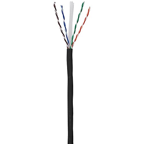 23-4 Pair Cat-6 Cable, 1,000ft (Black)