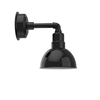 Cocoweb 8 Inch Blackspot LED Wall Light Sconce Fixture in Black - Cosmopolitan Arm