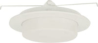 Design House 515478 Poly Drop Lens Recessed Lighting Trim, White