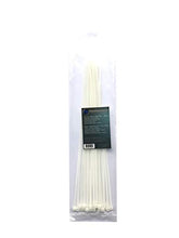 Load image into Gallery viewer, Industro 15-1/2&quot; Nylon Natural Cable Tie, White - 25 Pack
