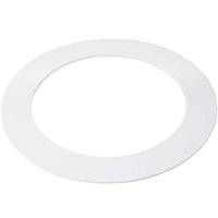 25 Pack White Plastic Trim Ring for 8