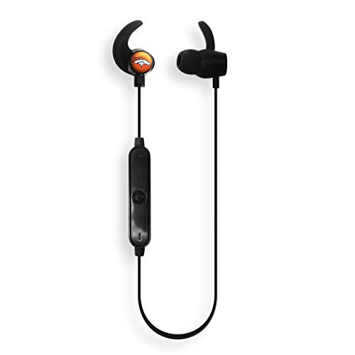 NFL SUCKERZ Wireless Bluetooth Earbuds, Denver Broncos