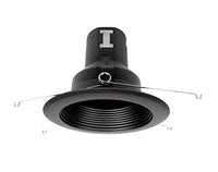 Nicor Lighting 5 Inch Black Recessed Baffle Trim (15511 Bk)