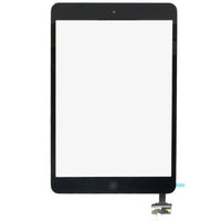 Digitizer Touch Screen with Ic Connector Home Flex Assembly for Ipad Mini (Black)