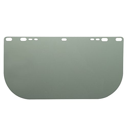 Jackson Safety Face Shield Window for Jackson Safety Headgear, PETG, Unbound, Medium Green Tint (Case of 36), 29101