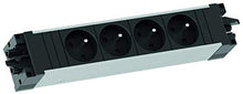 Load image into Gallery viewer, Bachmann Step ALU - 4xUTE GST18 Power Strip -Length: 262,5mm -, 336.046 (Power Strip -Length: 262,5mm - w/UTE French Socket outlets with Child Protection)
