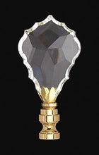 Load image into Gallery viewer, B&amp;P Lamp Crystal and Brass Finial, Tap 1/4-2F
