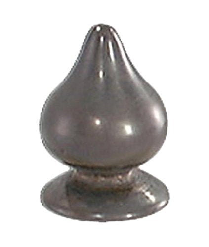 B&P Lamp Brass Finial with Antique Finish, 1/4-27F