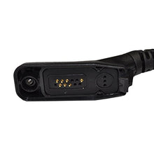 Load image into Gallery viewer, HQRP 4-Pack G Shape Earpiece Headset PTT Mic for Motorola XPR7550, XiR P8200, XiR P8208 + HQRP UV Meter
