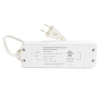 LEDupdates 24v UL Listed 30w Triac Dimmable Driver Transformer Constant Voltage Class 2 100V - 277V AC Power Supply for LED Strip Light Control by AC Wall Dimmer (24v 30w)