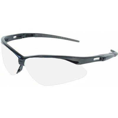 Jackson 3000355 KC 25679 Nemesis Safety Glasses Black Frame Clear Lens Anti Fog, 1 Pair
