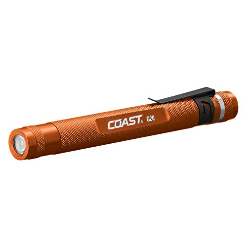 COAST G20 Inspection Beam Penlight LED Flashlight, Orange