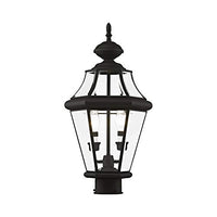 Livex Georgetown 2264-04 Outdoor Post Lantern - 21H in. Black