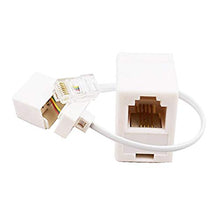 Load image into Gallery viewer, Yohii RJ11 6P4C Female to Ethernet RJ45 8P8C Male F/M Adapter Cable - 5pcs
