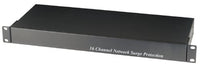 16 Channel Network Surge Protector for NVR in 1U Rack Mounting Panel