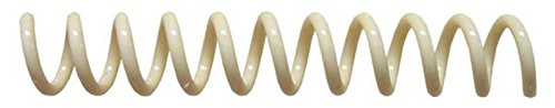 Spiral Coil Binding Spines 8mm (5/16 x 12) 4:1 [pk of 100] Cream (PMS 467 C)