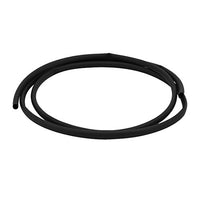 Aexit 2M 0.31in Electrical equipment Inner Dia Polyolefin Anti-corrosion Tube Black for Earphone Wire