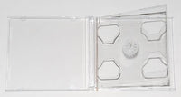 10PK. - Double Slim Line Jewel Box Clear