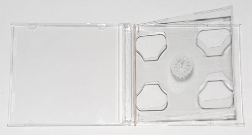 10PK. - Double Slim Line Jewel Box Clear