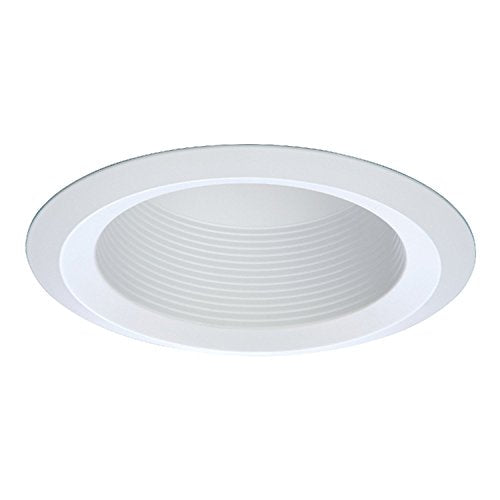 ToughGrade WH 6-Inch Straight Downlight Baffle White with White Trim