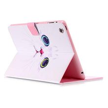 Load image into Gallery viewer, iPad Case, iPad 2 3 4 Case, Newshine [Perfect Fit] PU Leather Magnetic Flip Wallet [Kickstand] Case Cover with [Auto Sleep/Wake Feature] for Apple iPad 4/iPad 3/iPad 2 (White Cat)

