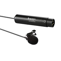 BOYA BY-M4OD Professional Omnidiretional XLR Lavalier Microphone for Video Cameras, Audio Recorders and Mixers with XLR inputs Ideal for Interviews & Dialog, Black
