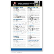 Load image into Gallery viewer, Garmin GPSMAP 496/495/396 Qref Card Checklist (Qref Avionics Quick Reference)
