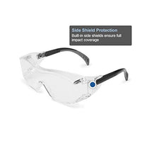 Load image into Gallery viewer, Gateway Safety 6980 Cover2 Safety Glasses Protective Eye Wear - Over-The-Glass (OTG), Clear Lens, Black Temple
