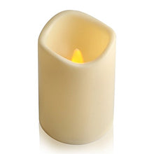Load image into Gallery viewer, ELEOPTION Indoor/Outdoor Flameless Resin Pillar led Candle with 6 Hour Timer (2)

