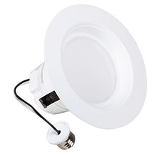 Load image into Gallery viewer, 4&quot;-Inch 850 Lumens Maxxima Dimmable LED Retrofit Downlight 4000K Neutral White, 850 Lumens Energy Star, 75 Watt Equivalent Straight E26 connection Cable (Pack of 4)
