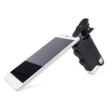 Load image into Gallery viewer, 60X to 100X Phone Clip Microscopes-Mini Portable Magnifying Glass Black

