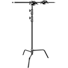Load image into Gallery viewer, Neewer Photo Studio Heavy Duty 10 feet/3 meters Adjustable C-Stand, 3.5 feet/1 meter Holding Arm, 2 Pieces Grip Head for Video Reflector, Monolight and Other Photographic Equipment (Black)
