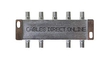 Load image into Gallery viewer, 6 Way Bi-Directional 5-2300 MHz Coaxial Antenna Splitter for RG6 RG59 Coax Cable Satellite HDTV (6 Ports)
