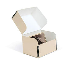 Load image into Gallery viewer, Gaylord Archival Tan Flip-Top Photo Preservation Box - 5W x 5 5/8L x 4 5/8&quot;H
