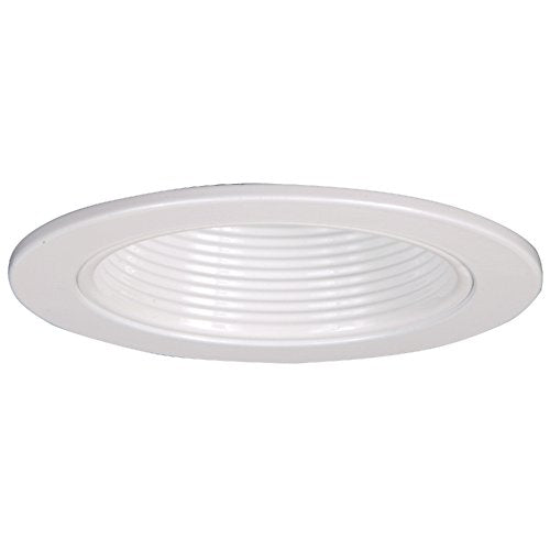 HALO 4013WB Recessed Self-Flanged White Trim with White Baffle, 3