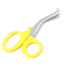 Load image into Gallery viewer, Paramedic Utility Bandage Shear Scissor 5.5&quot; Yellow Handle DDP Instruments
