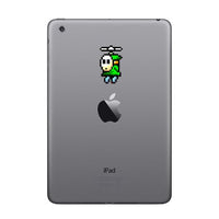 Retro Decal Flyguy (Green) 8 Bit Decal for MacBook, iPad Mini, iPhone 5S, Samsung Galaxy S3 S4, Nexus, HTC One, Nokia Lumia, Blackberry