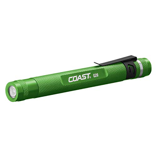 COAST G20 Inspection Beam Penlight LED Flashlight, Green