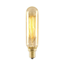 Load image into Gallery viewer, 25 Watt Incandescent Edison T6 Tube Candelabra Base Bulb [Set of 4]
