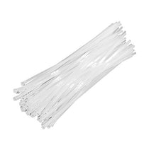 Load image into Gallery viewer, HOTUN 100 Pcs Reusable Releasable Adjustable Nylon Cable Zip Ties(14 Inch,White)
